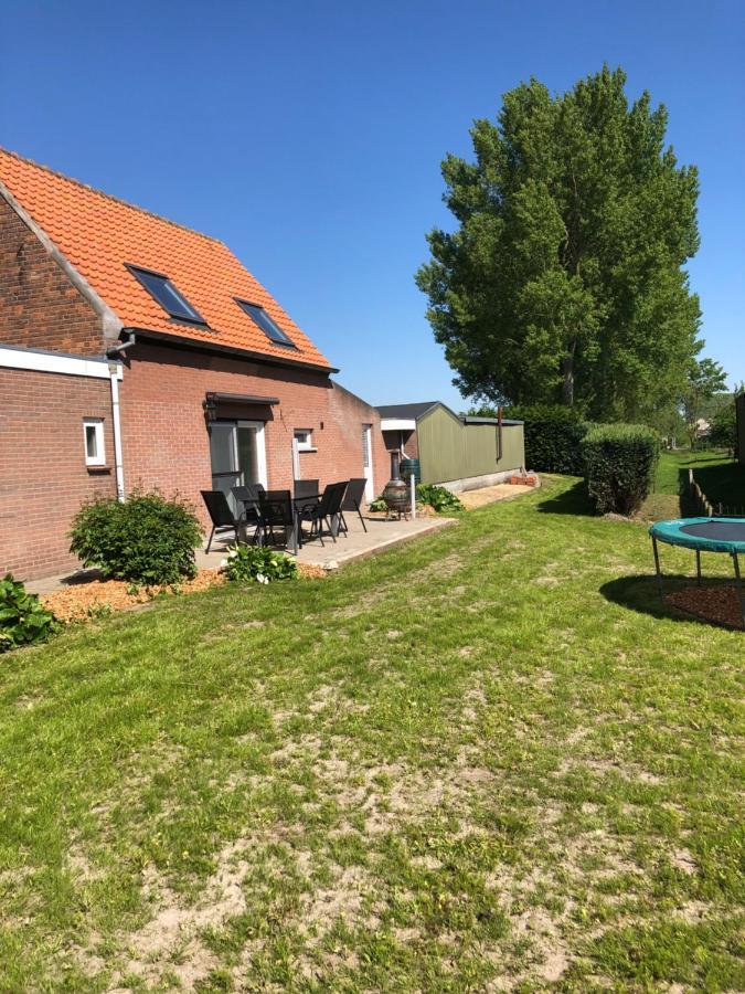 Huisje Op Den Diek Sint Kruis Exteriér fotografie